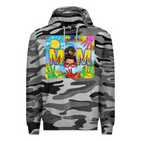 Slate Camo Messy bun Autism mom 20oz skinny tumbler Premium Hoodie - TumblerDesignByShophia
