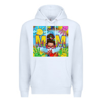 White Messy bun Autism mom 20oz skinny tumbler Premium Hoodie - TumblerDesignByShophia
