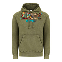 Vintage Olive army mom christmas Vintage Hoodie - Jasminsmagicworld