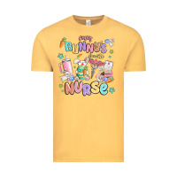 Vintage Mustard every favorite bunnys nurse Vintage Tee - MaliasSmallBusiness