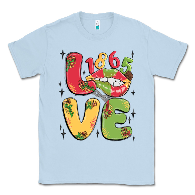 Love Juneteenth Lips Classic Tee by MaliasSmallBusiness | Teevron