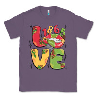 Lavender love juneteenth lips Classic Tee - MaliasSmallBusiness