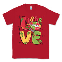 Red love juneteenth lips Classic Tee - MaliasSmallBusiness