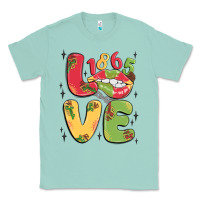Seafoam love juneteenth lips Classic Tee - MaliasSmallBusiness