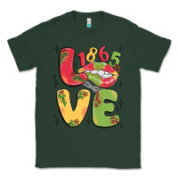 Sports Green love juneteenth lips Classic Tee - MaliasSmallBusiness