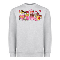 Heather Grey boss lady coffee cups Heavyweight Sweatshirt - NancyCooperArtShop