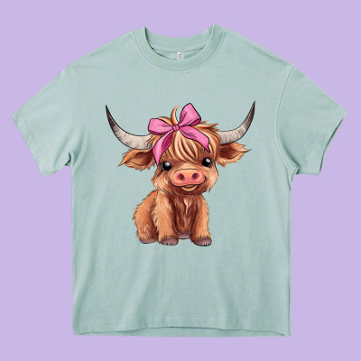 Cute  Heifer Heavy Core Tee Designed By Adodesignshop