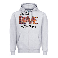 Heather Grey For The Love Of The Tiger Zipper Hoodie - Bettercallsaul