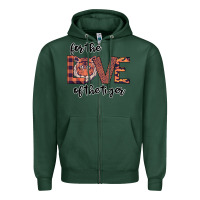 Sports Green For The Love Of The Tiger Zipper Hoodie - Bettercallsaul