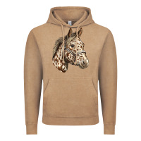 Vintage Coffee appaloosa horse Vintage Hoodie - LillyAllenDesigns