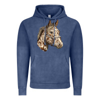 Vintage Denim appaloosa horse Vintage Hoodie - LillyAllenDesigns