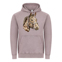Vintage Zinc appaloosa horse Vintage Hoodie - LillyAllenDesigns