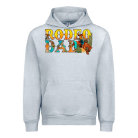 Heather Grey Western Rodeo Dad Urban Hoodie - BundleAndBundleShop