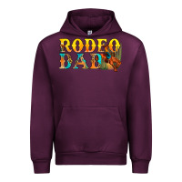 Mauve Wine Western Rodeo Dad Urban Hoodie - BundleAndBundleShop