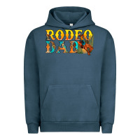 Pigment Midnight Navy Western Rodeo Dad Urban Hoodie - BundleAndBundleShop