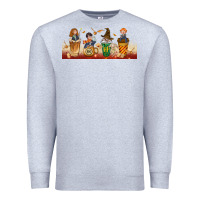 Heather Grey wizards coffee cups Premium Sweatshirt - TumblerDesignByShophia
