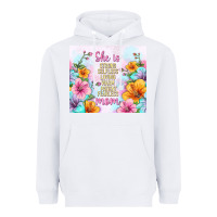 White she is mom with flowers Heavyweight Hoodie - TumblerDesignByShophia