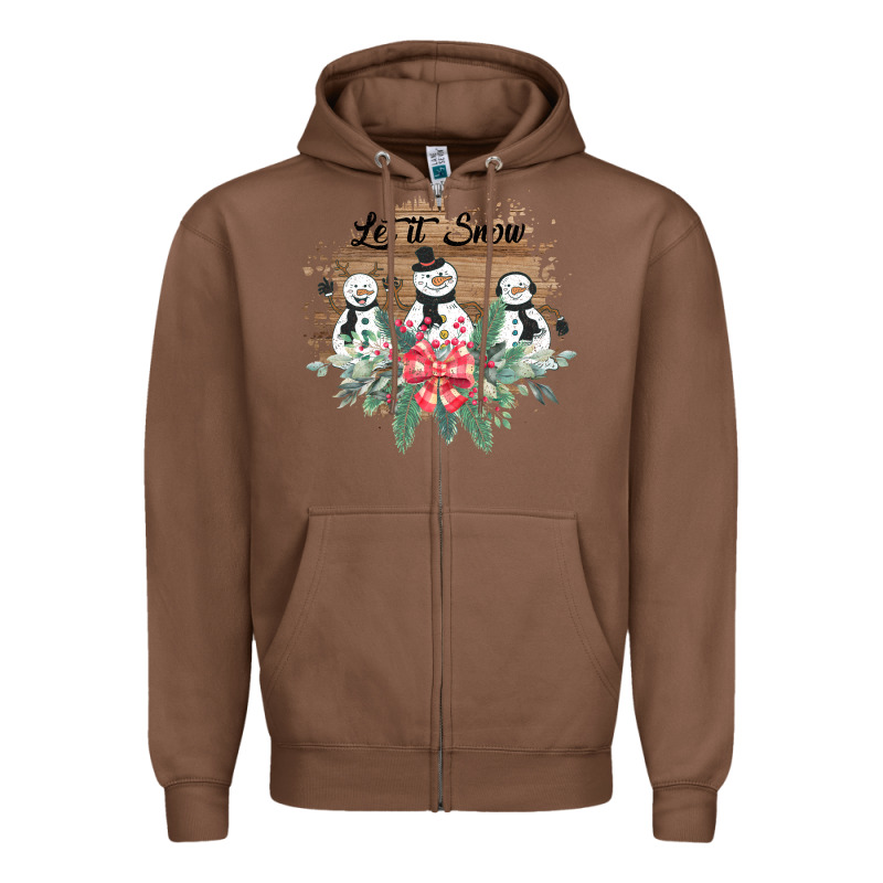 Let It Snow Zipper Hoodie by Bettercallsaul | Teevron