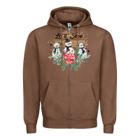 Chestnut Let it snow Zipper Hoodie - Bettercallsaul