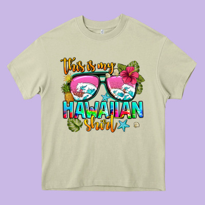 This Is My Hawaiian Heavy Core Tee Designed By Adodesignshop