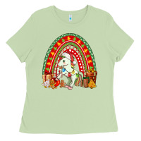 Matcha Christmas Unicorn Rainbow Ladies Tee - FaDigitalArtStudio