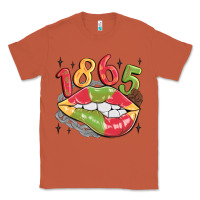 Copper 1865 juneteenth lips Classic Tee - MaliasSmallBusiness