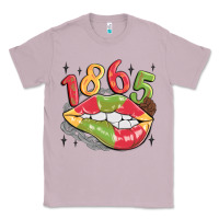 Lilac 1865 juneteenth lips Classic Tee - MaliasSmallBusiness