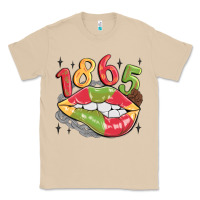 Mushroom 1865 juneteenth lips Classic Tee - MaliasSmallBusiness