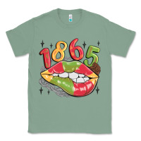 Sage 1865 juneteenth lips Classic Tee - MaliasSmallBusiness