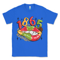 True Royal 1865 juneteenth lips Classic Tee - MaliasSmallBusiness
