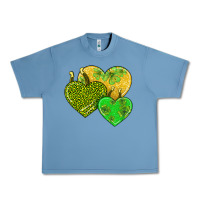 Pebble Blue st patricks day hearts Urban Heavy Tee - AdoDesignShop