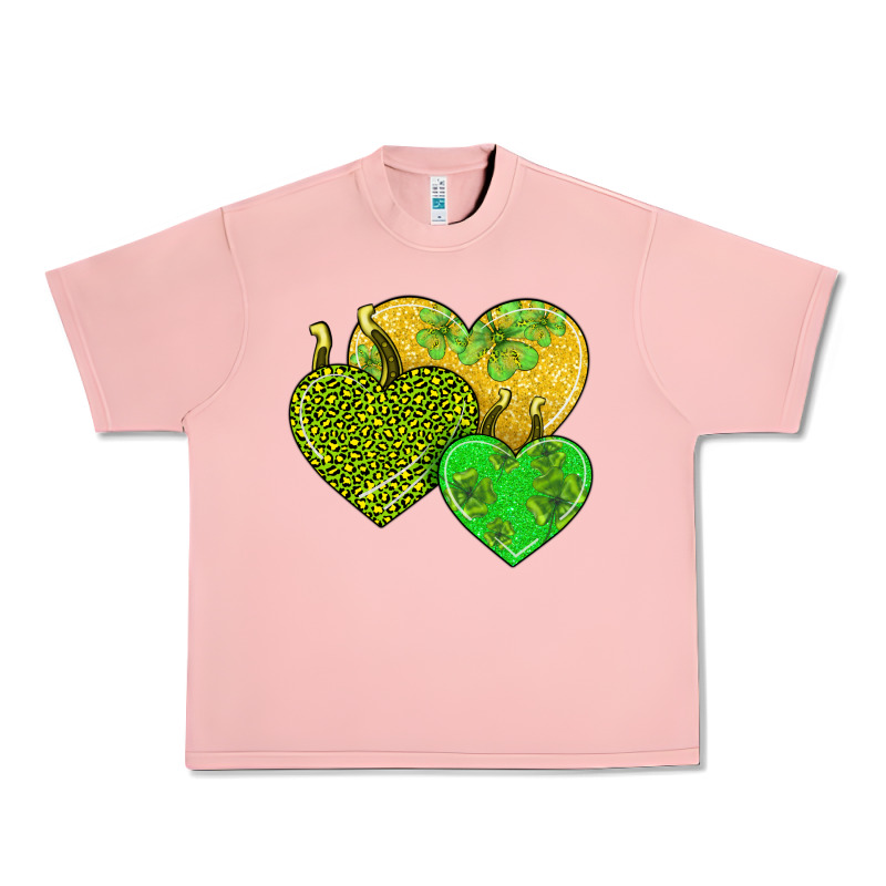 St Patricks Day Hearts Urban Heavy Tee by AdoDesignShop | Teevron