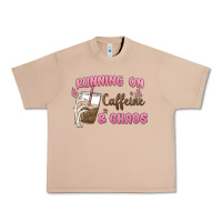 Burro running on caffeine & chaos Urban Heavy Tee - MaliasSmallBusiness
