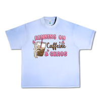 Grape Ice running on caffeine & chaos Urban Heavy Tee - MaliasSmallBusiness