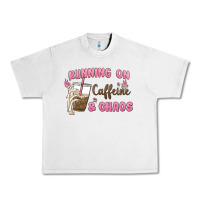 Lunar Rock running on caffeine & chaos Urban Heavy Tee - MaliasSmallBusiness