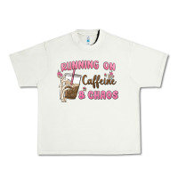 Pistachio running on caffeine & chaos Urban Heavy Tee - MaliasSmallBusiness