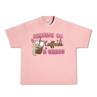 Salmon running on caffeine & chaos Urban Heavy Tee - MaliasSmallBusiness