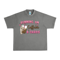 Tornado running on caffeine & chaos Urban Heavy Tee - MaliasSmallBusiness