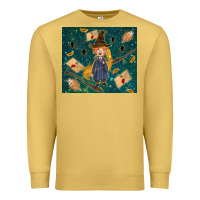 Antique Gold wizard boy with mouse Premium Sweatshirt - TumblerDesignByShophia