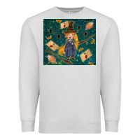 Dove Grey wizard boy with mouse Premium Sweatshirt - TumblerDesignByShophia