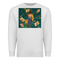 Oatmeal Heather wizard boy with mouse Premium Sweatshirt - TumblerDesignByShophia