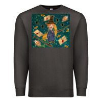 Smoke wizard boy with mouse Premium Sweatshirt - TumblerDesignByShophia