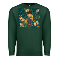 Sports Green wizard boy with mouse Premium Sweatshirt - TumblerDesignByShophia