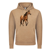 Vintage Coffee Quarter Horse Vintage Hoodie - LillyAllenDesigns