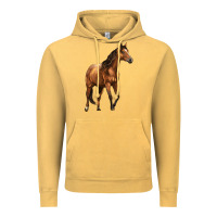 Vintage Mustard Quarter Horse Vintage Hoodie - LillyAllenDesigns
