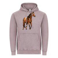 Vintage Zinc Quarter Horse Vintage Hoodie - LillyAllenDesigns