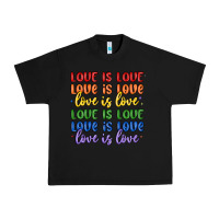 Black love is love lgbtq Urban Heavy Tee - MaliasSmallBusiness