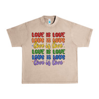 French Oak love is love lgbtq Urban Heavy Tee - MaliasSmallBusiness