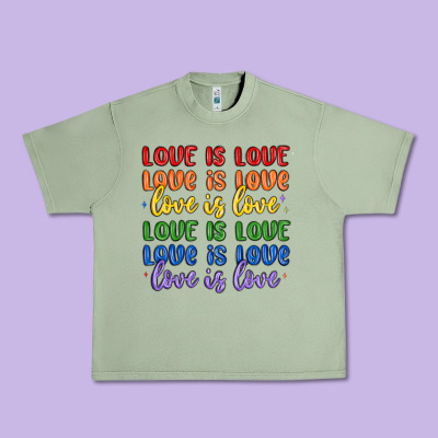 Love Is Love Lgbtq Urban Heavy Tee Designed By Maliassmallbusiness