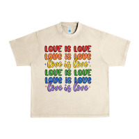 Sandshell love is love lgbtq Urban Heavy Tee - MaliasSmallBusiness